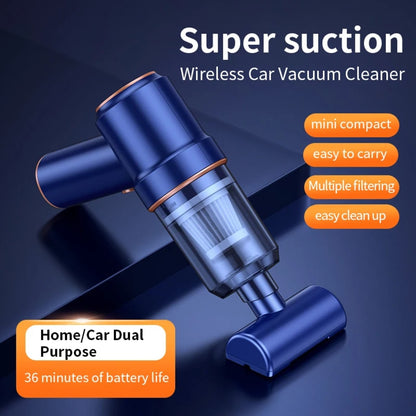 Aspiradora de Mano Inalámbrica de Alta Potencia – Portátil, Recargable y Ideal para Auto, Hogar y Pelo de Mascotas